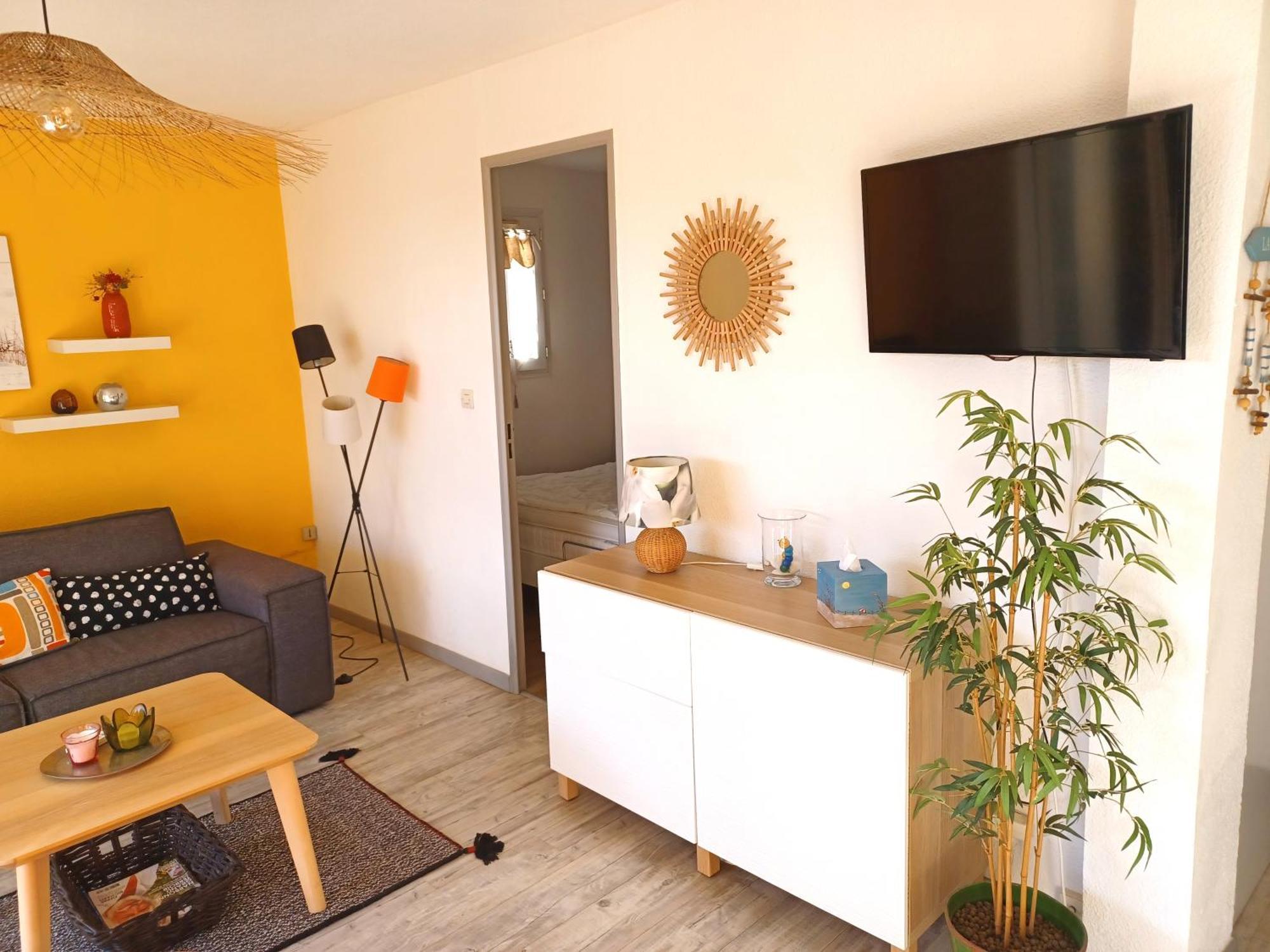 Plain-Pied Jardin 6 Personnes Clim Vue Mer Parking Wifi Terrasse Piscine Dans La Residence Saint-Pierre-la-Mer  Экстерьер фото