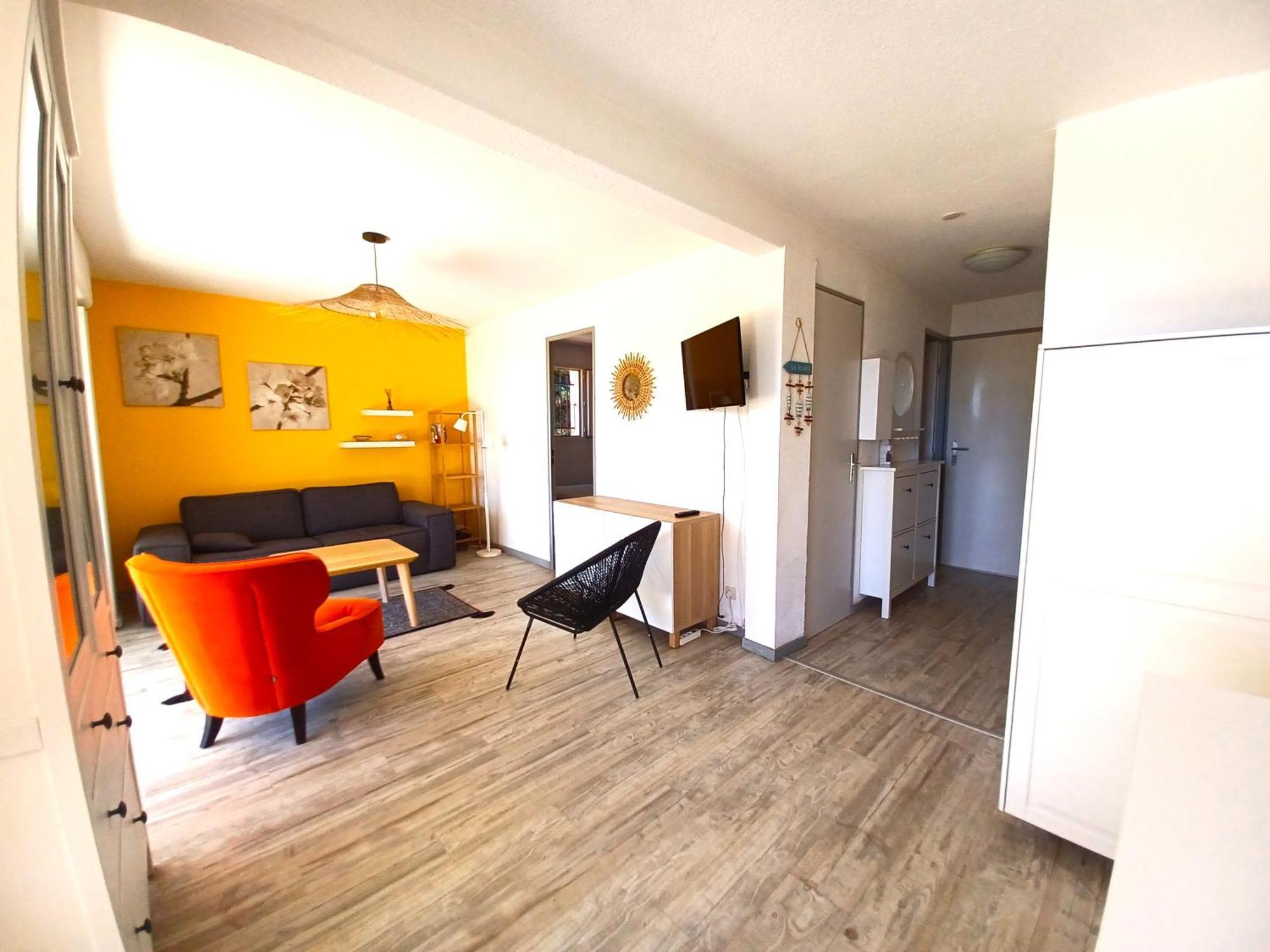 Plain-Pied Jardin 6 Personnes Clim Vue Mer Parking Wifi Terrasse Piscine Dans La Residence Saint-Pierre-la-Mer  Экстерьер фото